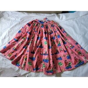 💥 Nwt Pinup Couture Womens Neverland Peter Pan Retro Swing Jenny Skirt XS D3